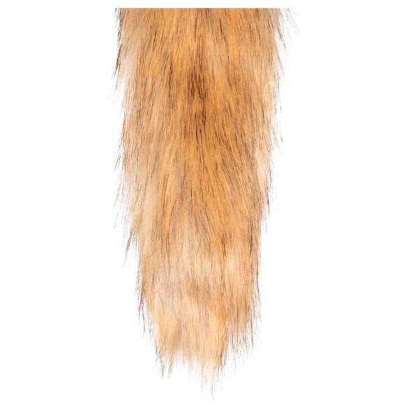 Easytoys Fox NO1 - metalen anaalplug met vossenstaart (goud-rood)