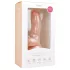 Easytoys - dildo met zuignap en ballen - 15 cm - huidkleur