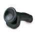 Easytoys - zuignap dildo met testikels (15 cm) - zwart