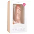 Easytoys - dildo met zuignap en ballen - 17,5 cm - huidkleur