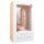 Easytoys - zuignap dildo met ballen (22,5 cm) - huidkleurig