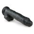 Easytoys - Grote Zwarte Dildo met zuignap en ballen (26,5 cm)