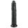 Easytoys - extra grote dildo met zuignap (28,5 cm) - zwart