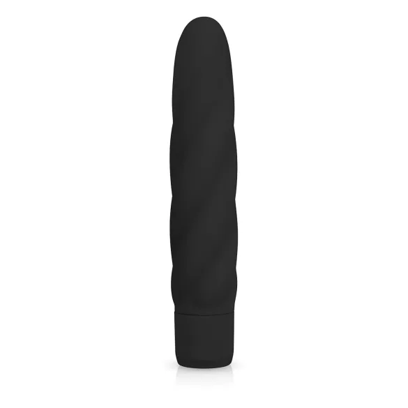 Easytoys Power Vibe - vibrator staaf - getwist - siliconen zwart