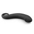 EasyToys Gebogen Dong - siliconen anale dildo (zwart)