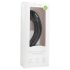 EasyToys Gebogen Dong - siliconen anale dildo (zwart)