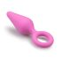 Easytoys Puntige Plug S - roze anaalplug, klein maar fijn!