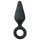 Easytoys Spitse Plug - anale ringplug - medium (zwart)