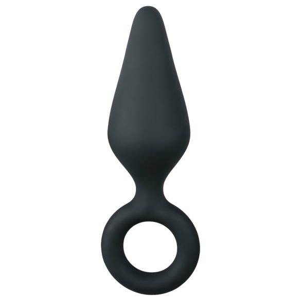 Easytoys Spitse Plug - anale ringplug - medium (zwart)