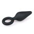 Easytoys Spitse Plug - anale ringplug - medium (zwart)