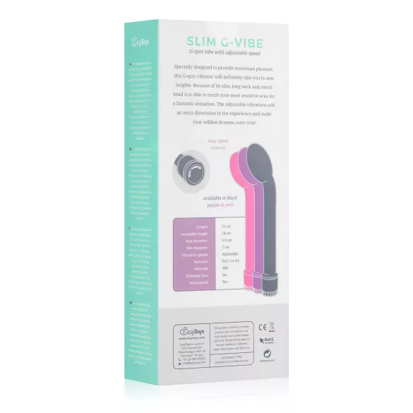 Easytoys - G-spot vibrator - slank model - roze