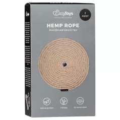Easytoys - bondage touw - hennep - 5 meter - naturel