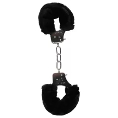 Easytoys - pluche handboeien - zwart