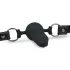 EasyToys - mondknevel met interne dildo (zwart)