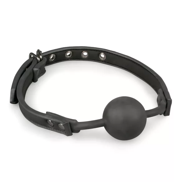 Easytoys - siliconen ballgag - zwart