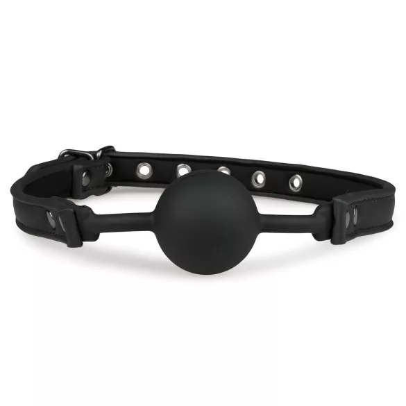 Easytoys - siliconen ballgag - zwart