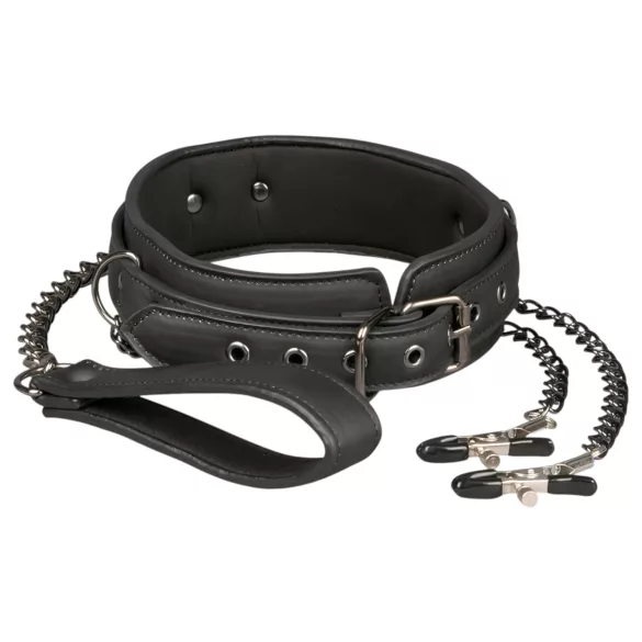 Easytoys - tepelklem set met halsband en riem - 4-delig