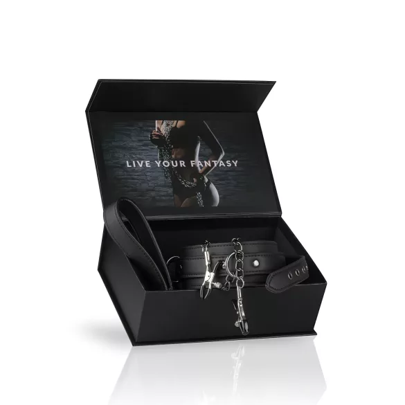 Easytoys - tepelklem set met halsband en riem - 4-delig