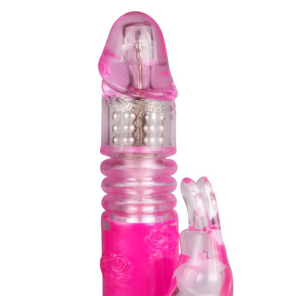 Easytoys Bunny - stootende vibrator (roze)