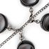 Easytoys - halsband, pols- en enkelboeien set (zwart)
