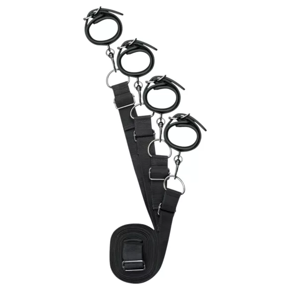 EasyToys - bed-bondageset (zwart)