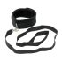 Rimba Soft - Zachte Halsband en Lijn (Zwart)