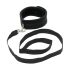 Rimba Soft - Zachte Halsband en Lijn (Zwart)