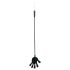 Rimba - siliconen rijzweep met handje - 40 cm (zwart)