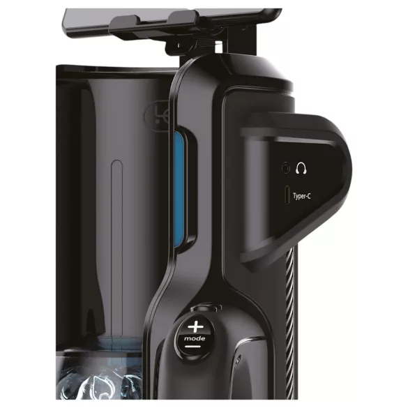LETEN SM 500 - automatische masturbator met telefoonhouder - zwart