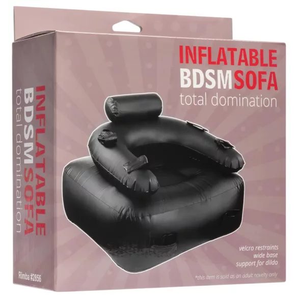Inflatable Fun - bdsm bank - opblaasbaar - zwart