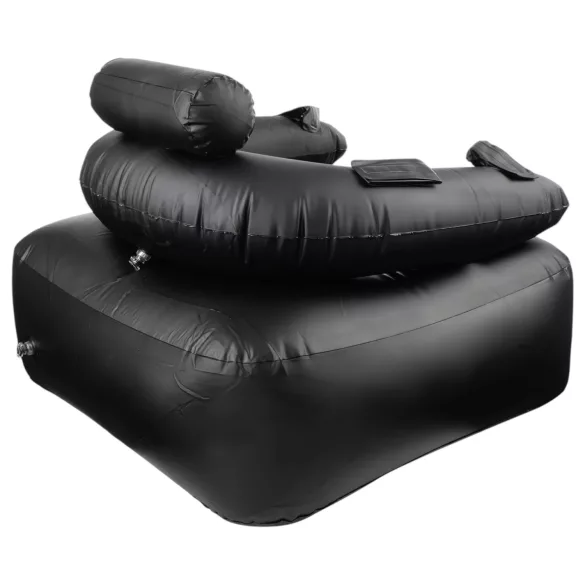 Inflatable Fun - bdsm bank - opblaasbaar - zwart