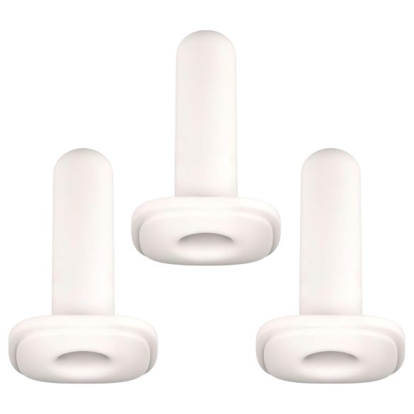 Kiiroo Onyx Standaard Pasvorm - Masturbatiemanchet 3 st. (wit)
