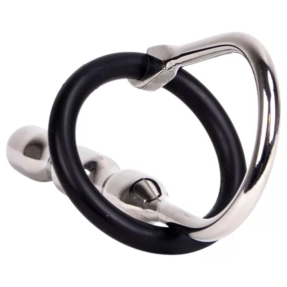 Kiotos - Dilatator voor penis - RVS met siliconen ringen - 8 cm