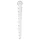 Gildo Glass No. 20 - glazen dildo met ribbels - transparant