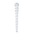 Gildo Glass No. 20 - doorzichtige parelglas dildo