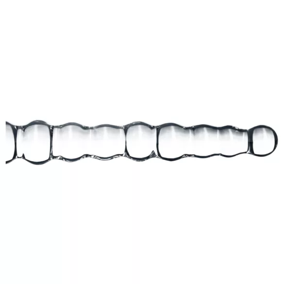 Gildo Glass No. 20 - glazen dildo met ribbels - transparant