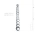 Gildo Glass No. 20 - doorzichtige parelglas dildo