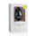 Easytoys Diamond - zwarte anale plug met witte steen (groot)
