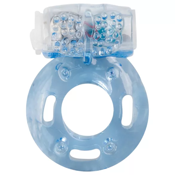 Easytoys - vibrerende penisring - eenmalig gebruik - blauw
