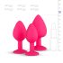 Easytoys Diamond - anale plugset (roze)