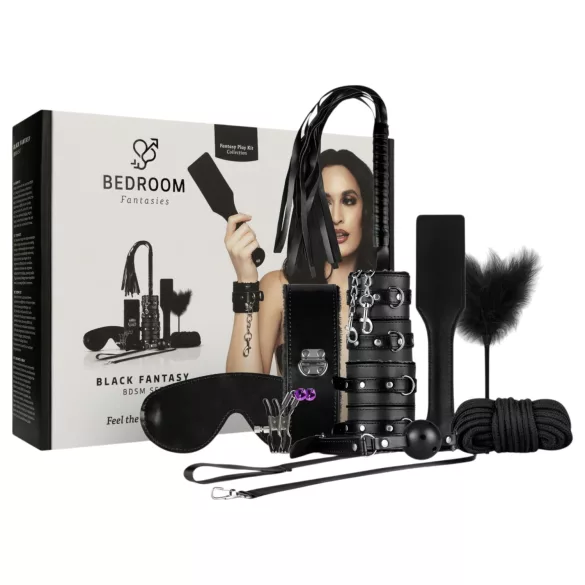 Secret Pleasure Chest - BDSM set gevorderden - 14-delig - zwart