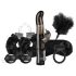 LoveBoxxx I Love Black - vibrerend bondageset (6-delig)