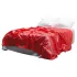 Easytoys - lakens - waterproof lakfolie - 180x230cm - rood