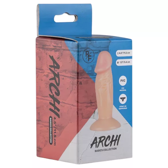 Real Fantasy Archi - realistische dildo - 11,5 cm - huidskleur