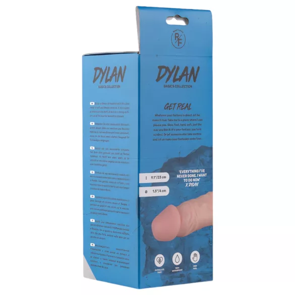 Real Fantasy Dylan - realistische dildo - 23 cm - huidskleur