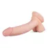 Real Fantasy Derek - dildo met ballen - realistisch - 22cm - huidskleur