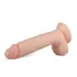 Real Fantasy Glynn - dildo met ballen - realistisch - 25cm - huidkleur