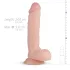 Real Fantasy Glynn - dildo met ballen - realistisch - 25cm - huidkleur