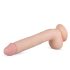 Real Fantasy Elvin - levensechte dildo met testikels - 28cm (natuurlijk)