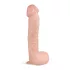 Real Fantasy Lexon - realistische dildo met ballen - 33cm - huidkleur